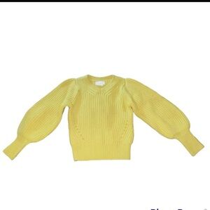 Anthropologie bubble sleeve sweater